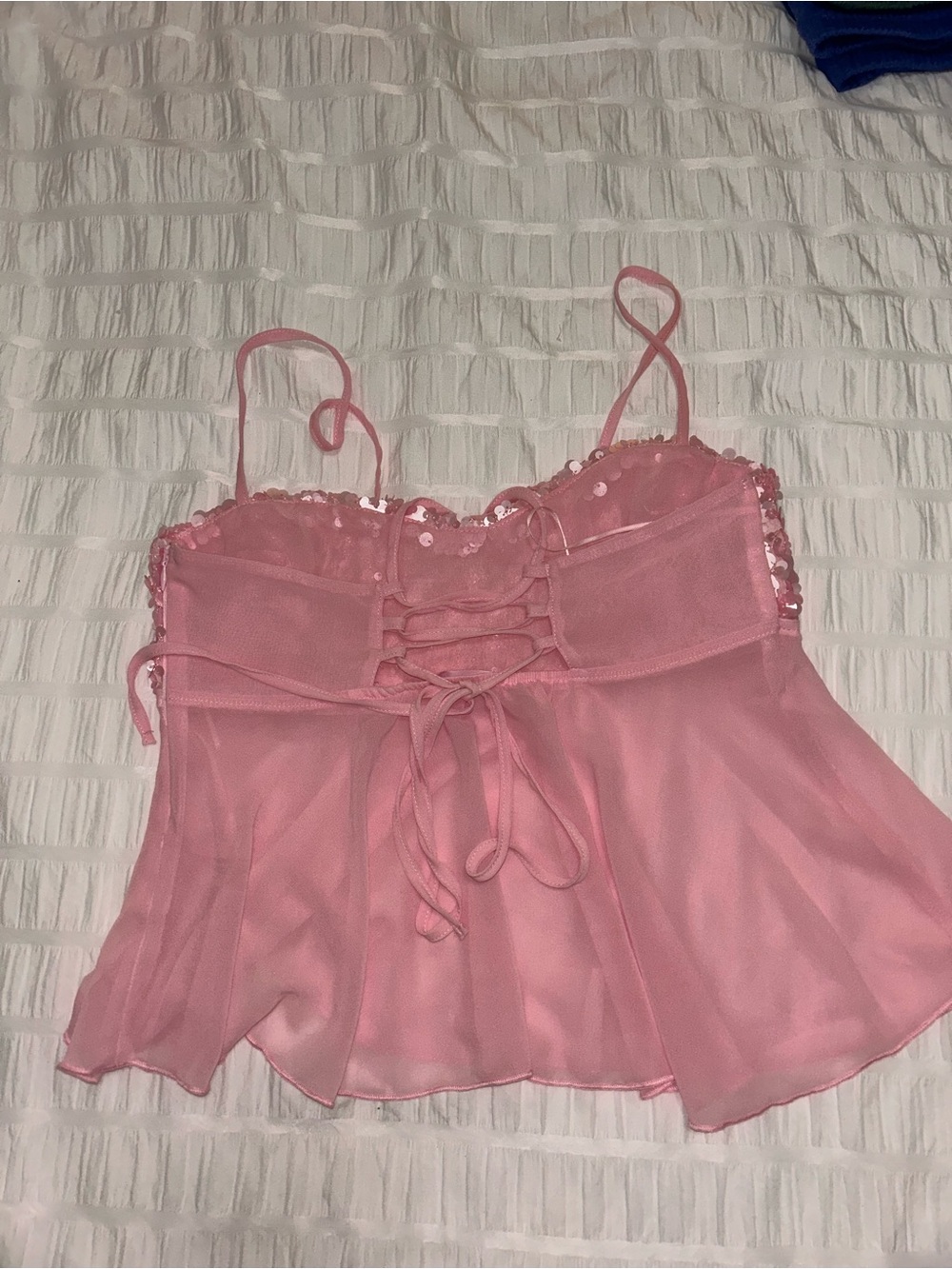 Pink Sequins Top - Picture 3 of 4